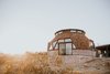 Modern home with Exterior, House Building Type, and Brick Siding Material. Geodesic Dome House in Palm Springs, California Photo of Geodesic Dome House