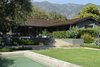 The home and gardens sit near the foothills of the San Gabriel mountains Photo of The Ranch modern home
