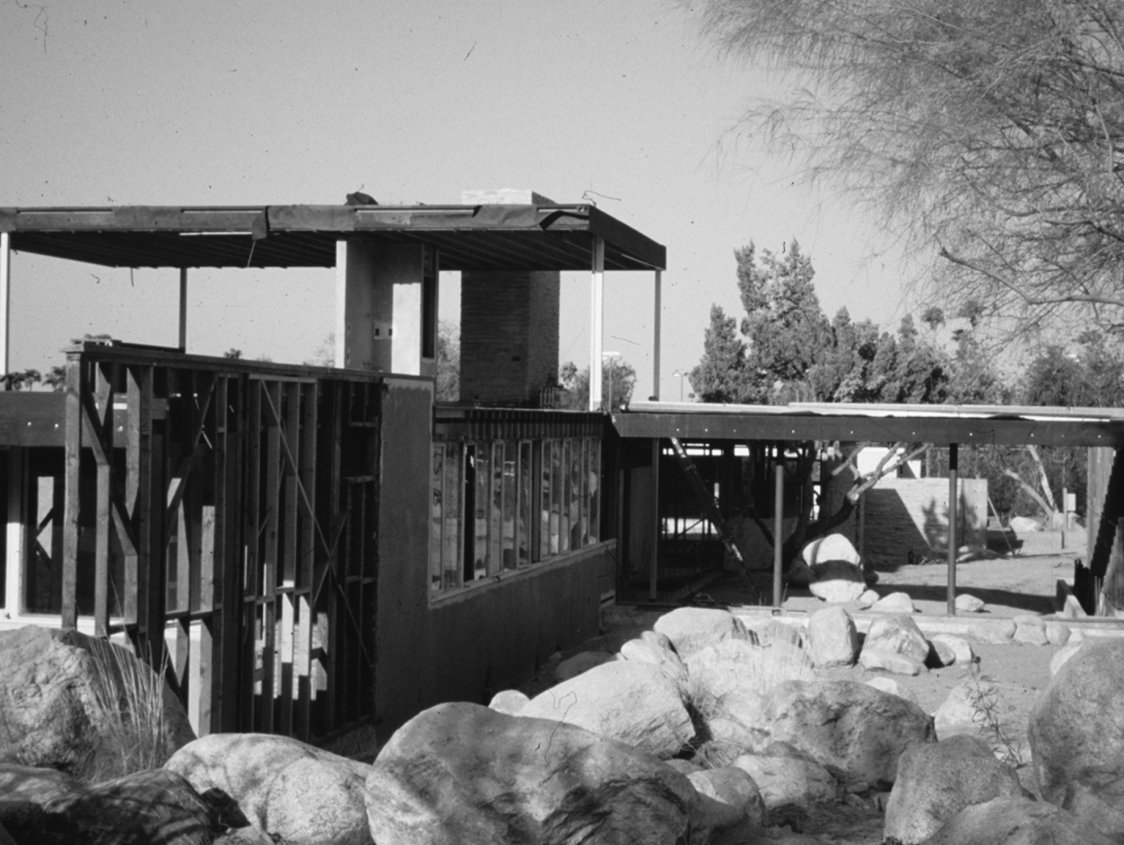 The restoration of the Richard Neutra's Kaufmann house would take five years to complete. 