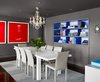 Modern home with Dining Room, Table, Chair, Ceiling Lighting, and Pendant Lighting. Photographer: Casey Dunn Photo 11 of West Lake Hills Residence