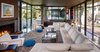 Modern home with Living Room, Sofa, Sectional, Chair, Wood Burning Fireplace, and Standard Layout Fireplace. Photographer: Taggart Sorenson Photo 6 of West Lake Hills Residence