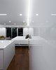 Modern home with Bedroom, Accent Lighting, Recessed Lighting, Medium Hardwood Floor, and Bed. View of Murphy Bed Photo 15 of DC Waterfront Residence