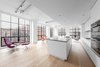 Modern home with Kitchen, White Cabinet, and Quartzite Counter. Boffi Georgetown Condo Kitchen Photo of Boffi Georgetown Condo