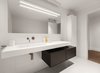 Modern home with Bath Room and Wall Mount Sink. Boffi Georgetown Condo Guest Bath Photo 7 of Boffi Georgetown Condo