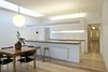 Modern home with Dining Room, Table, Chair, Pendant Lighting, and Medium Hardwood Floor. Kitchen & Dining Photo 9 of Residence L&N