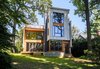 Modern home with Outdoor. white(out) house: rear exterior view shows off the dozens of strategically-placed windows. Photo 10 of white(out) house