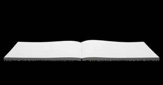 Comp's lay-flat binding is a sublime execution that enables full creativity.