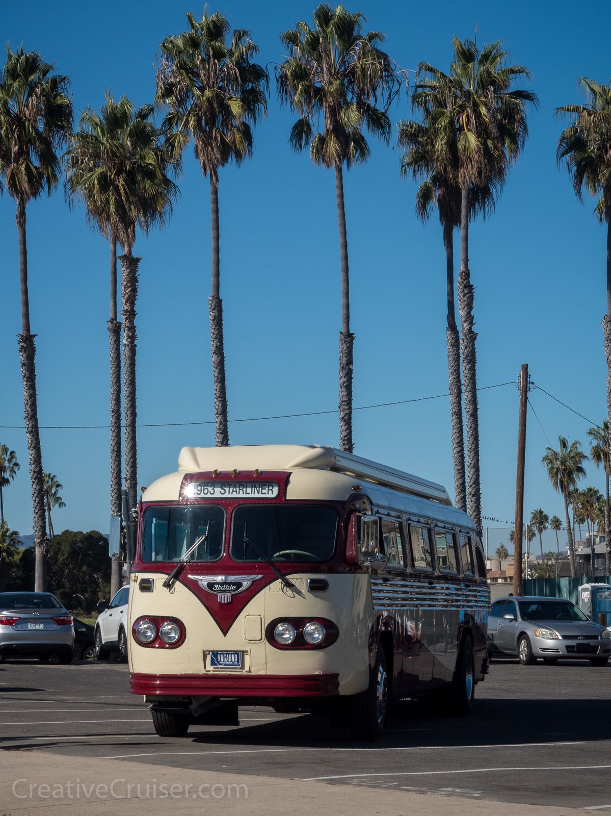 Other changes to the exterior included adding fluted stainless trim down the sides and changing out all marker lights and turn signals for hard-to-source new-old-stock vintage glass lenses.