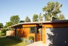 Custom fabricated steel & Ipe gate, trim, and window wall. Krisana Park, Denver, CO Cadence Design Studio Photo 4 of Krisana Park Renovation modern home