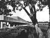 Modern home with Exterior, Metal Roof Material, Green Roof Material, Brick Siding Material, and Flat RoofLine. The Grace A. Dow Memorial Library by Alden B. Dow Photo 2 of The Grace A. Dow Memorial Library by Alden B. Dow