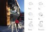 Modern home with Exterior, Metal Siding Material, Metal Roof Material, House Building Type, and Flat RoofLine. Left: Louvered "fins" keep the sun's glare out of the master bedroom upstairs. Right: Diagram demonstrating the sectional opportunity between old and new. Photo 5 of Hillcrest House Addition: An Innovative Approach to Old + New