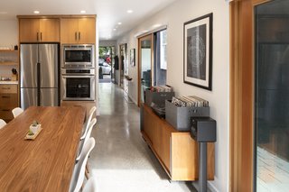 The home's interior measures just 15 feet wide.