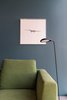 Modern home with Office, Chair, Lamps, and Light Hardwood Floor. Office in Buenos Aires Photo of 17 Stellar Uses of Color in Home Offices