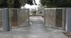 Modern home with Outdoor, Shrubs, Trees, Hardscapes, Concrete Patio, Porch, Deck, and Front Yard. A welcoming arrival with custom stainless steel gates Photo 3 of Hideaway View
