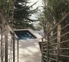 Modern home with Outdoor, Shrubs, Small Pools, Tubs, Shower, Stone Patio, Porch, Deck, and Metal Fences, Wall. Steps away from the inviting spa Photo 12 of On the Edge