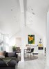 Modern home with Living Room, Light Hardwood Floor, Sofa, and Ceiling Lighting. Attic/Family Room Photo 19 of Moody Mission Victorian