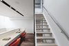 Modern home with Staircase, Metal Railing, and Wood Tread. Second floor / Study Area / Staircase Photo 6 of Gazing House