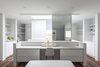 Modern home with Bedroom, Dresser, Shelves, Storage, and Medium Hardwood Floor. Master Bedroom / Sleeping Area Photo 8 of Gazing House