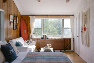 Mikey DeTemple's home serves as the perfect Montauk surf shack.