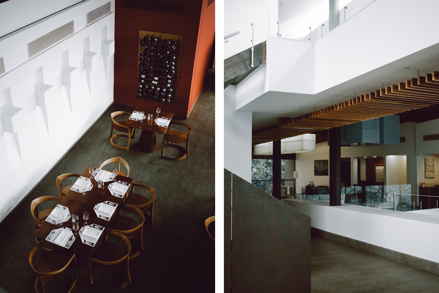 A capsule in the middle of it all, the property also features a two-story dining room that serves both coastal and Andean delicacies and has an open, panoramic terrace, where a pergola-style roof offers the perfect shade under which to read a book.