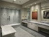 Modern home with Bath Room, Marble Counter, Marble Floor, Freestanding Tub, Drop In Sink, Open Shower, Full Shower, and Recessed Lighting. The elegant master bathroom features a soaking tub and Carrera and Bardiglio marble shower, floors and vanity. Photo 2 of Modern Residences at the Classic Arizona Biltmore