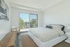 Modern home with Bedroom. Bedroom suite with private terrace, abundant natural light and tree-lined views. Photo 4 of It’s All About The Light at AIRE Santa Monica
