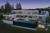 Set on nearly one acre, Perugia overlooks views of the Bel Air Golf Course and the city lights beyond. Photo of An Architectural Masterpiece Shines Above the Bel Air Golf Course modern home
