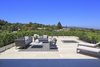 The exceptional master suite terrace. Photo 8 of An Architectural Masterpiece Shines Above the Bel Air Golf Course modern home