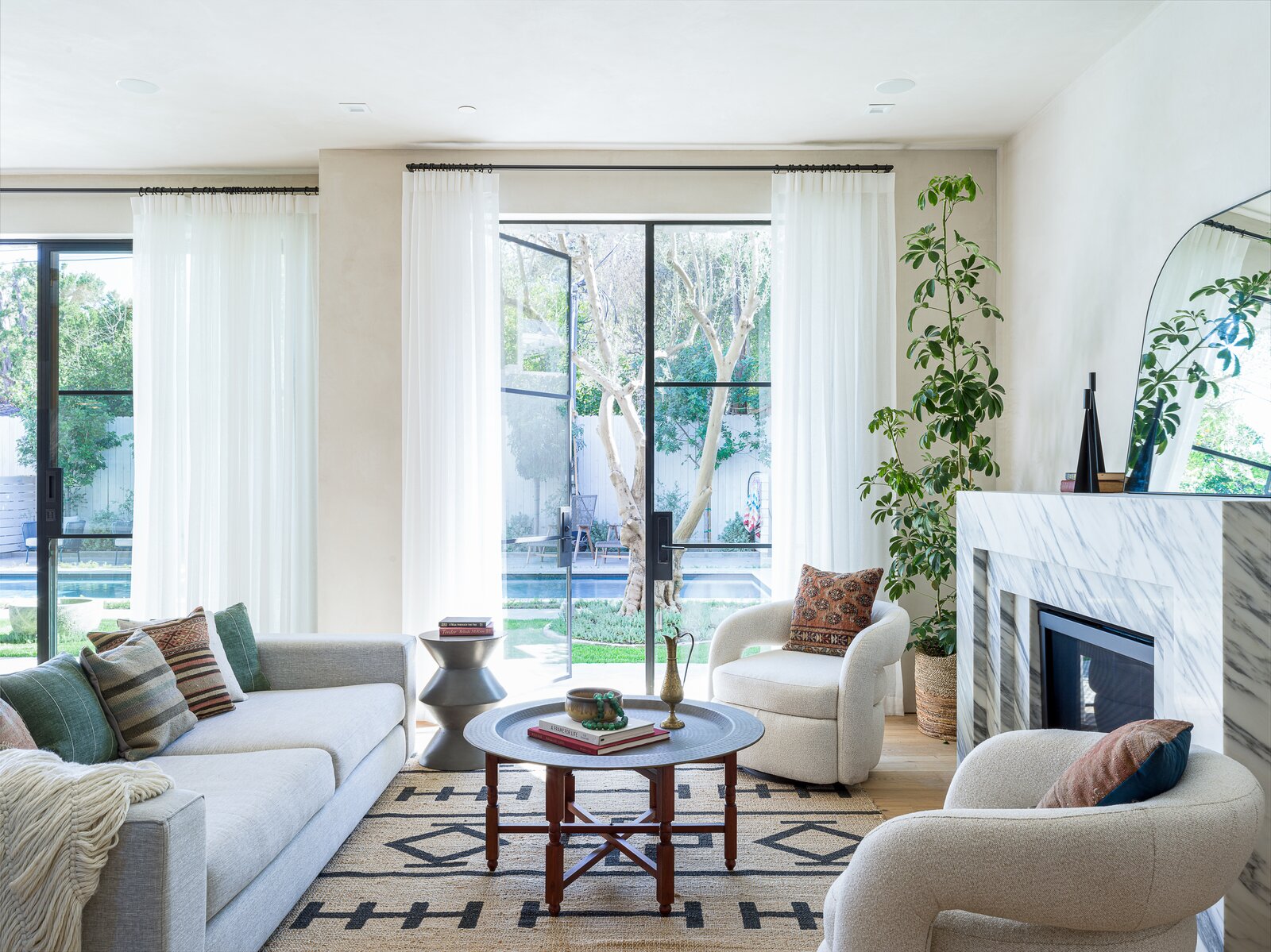 Offering four bedrooms and five bathrooms, no detail was spared at this bright and inviting home.