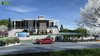 Modern home with Outdoor, Rooftop, Back Yard, Front Yard, Trees, Garden, Slope, Grass, Gardens, Large Pools, Tubs, Shower, Large Patio, Porch, Deck, Flowers, Horizontal Fences, Wall, Swimming Pools, Tubs, Shower, and Landscape Lighting. Residential 3D Elevation design - Melbourne Photo 8 of 3D Floorplan For Residential and Commercial Properties - Australia