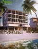 Modern home with Exterior, Apartment Building Type, House Building Type, Brick Siding Material, Shingles Roof Material, and Stone Siding Material. Beach Side Exterior House Rendering Photo of Beach Side Exterior House Rendering by 3D Yantram Architectural Modeling Firm - Boston, USA