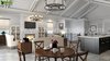 Modern home with Living Room, Chair, Sofa, Coffee Tables, Console Tables, Pendant Lighting, Bookcase, Wall Lighting, Table Lighting, Light Hardwood Floor, and Standard Layout Fireplace. Coffee Table area Photo 2 of 3D Condo House for Multi Family at Beach Side Animation Design Ideas by 3D Rendering House - Florida, USA
