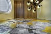how the feature wall relates to the cypress ceiling Photo 7 of Tuscan Retreat modern home