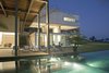 Modern home with Outdoor, Front Yard, Gardens, Concrete Patio, Porch, Deck, and Swimming Pools, Tubs, Shower. Pool and Level 1 Terrace Photo 4 of La Caracola Beach House