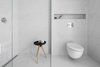 Minimalist monochromatic bathroom Photo 20 of S|H Apartment modern home