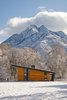 Modern home with Exterior, House Building Type, Cabin Building Type, Wood Siding Material, and Shed RoofLine. West Facade Photo of Pasture Project
