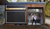 Modern home with Exterior, Metal Roof Material, Wood Siding Material, and Metal Siding Material. "Amplified" Studio built on wheels for transportation
Any electric instrument can "plug" into the amp. Sound comes out of the four marine speakers on top designed for all kinds of weather. Photo 18 of Amplified Tiny House