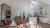 Modern home with Living Room, Ribbon Fireplace, and Medium Hardwood Floor. Main House Living Photo 10 of Wine Country Retreat