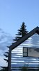 Modern home with Exterior, Apartment Building Type, and Metal Siding Material. South Elevation - Evening Reflection Photo 2 of Calder Laneway House - Edmonton