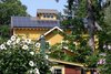 Various green and sustainable features were incorporated such as a photovoltaic array, solar hot water, rain water harvesting, drought tolerant landscaping, community resources, and use of environmentally preferable products. Photo 2 of Barn Reinvented - LEED Platinum Home modern home