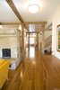 Wood trims, wall and ceiling coverings were locally sourced. We love the Red Birch floors in this photo (also locally sourced). Photo 6 of Barn Reinvented - LEED Platinum Home modern home