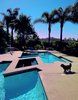 Modern home with Outdoor, Front Yard, Shrubs, Grass, Hardscapes, Trees, Large Pools, Tubs, Shower, Large Patio, Porch, Deck, Horizontal Fences, Wall, and Landscape Lighting. Swimming pools Photo 6 of Color Crazy