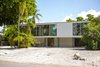 Modern home with Outdoor, Front Yard, Walkways, Trees, Desert, and Shrubs. Hiss Studio (1953), Architect Tim Seibert, FAIA Photo of Hiss Studio
