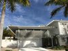Modern home with Exterior, Flat RoofLine, Green Roof Material, Mid-Century Building Type, House, Beach House Building Type, Glass Siding Material, and Wood Siding Material. 2016 Harkavy House Photo of Harkavy House
