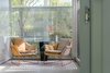 Modern home with Living Room, Chair, and Terrazzo Floor. 2016 Harkavy House Photo 5 of Harkavy House