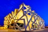 Exterior Mashrabiya Facade Photo of Conference and Exhibition Hall at GUtech modern home