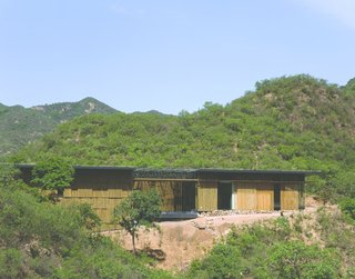 A house by Kengo Kuma near the Great Wall of China.