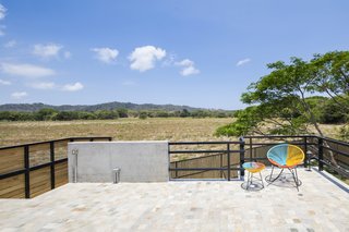 This beach house is sited on a former rice plantation near Playa Guiones.