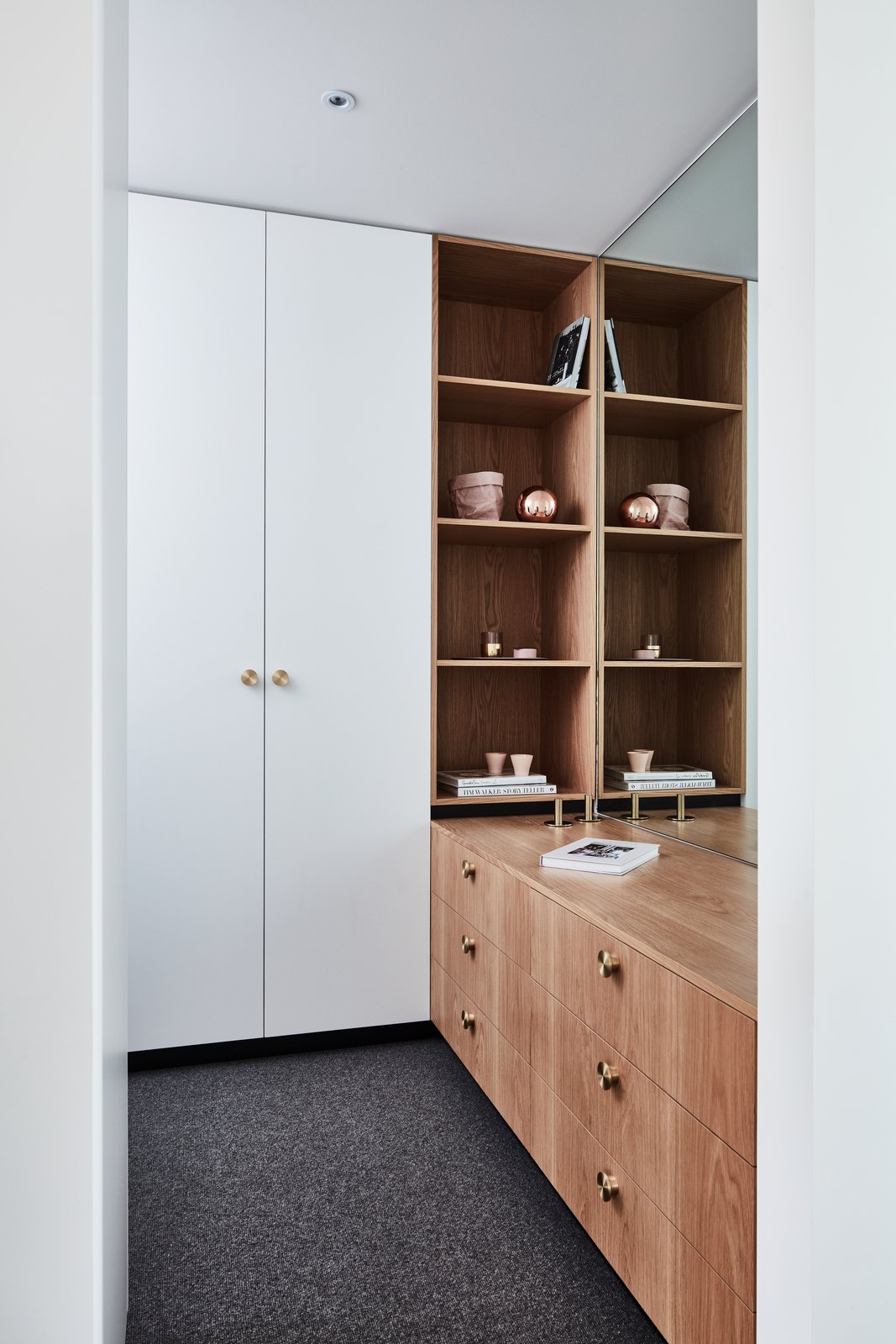 The home features plenty of storage and joinery to accommodate the needs for a growing family. High quality fit-outs and joinery, as pictured above, give this space a luxurious feel.