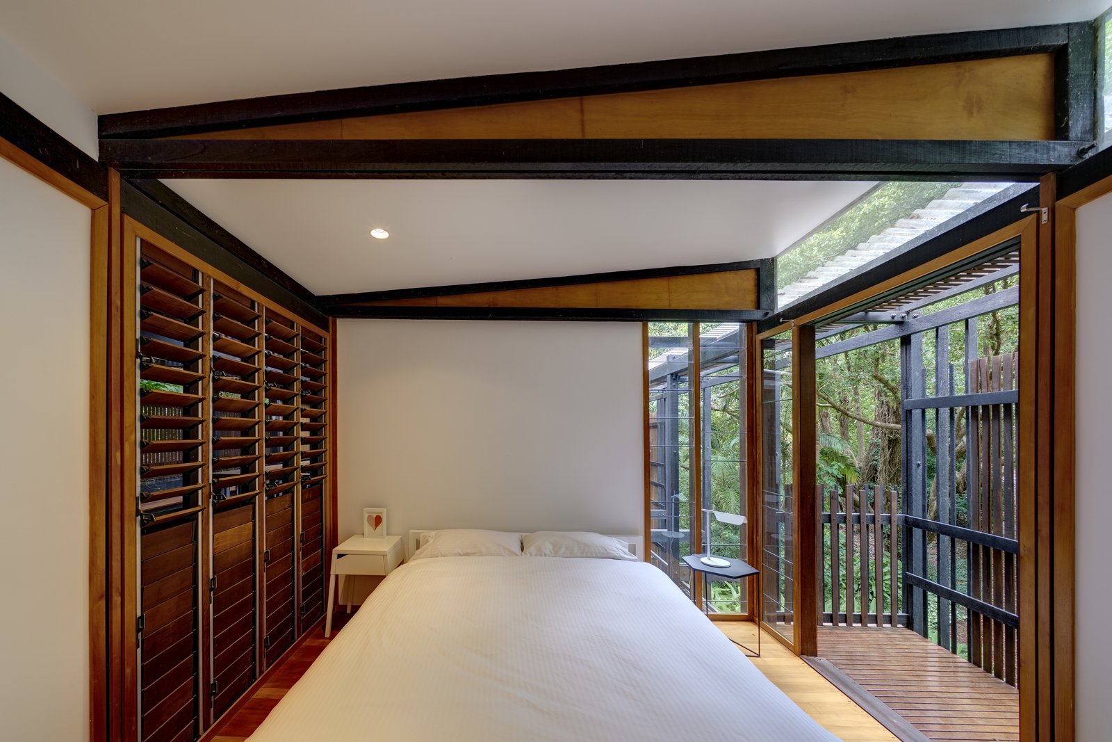 All the bedrooms have small balconies.
